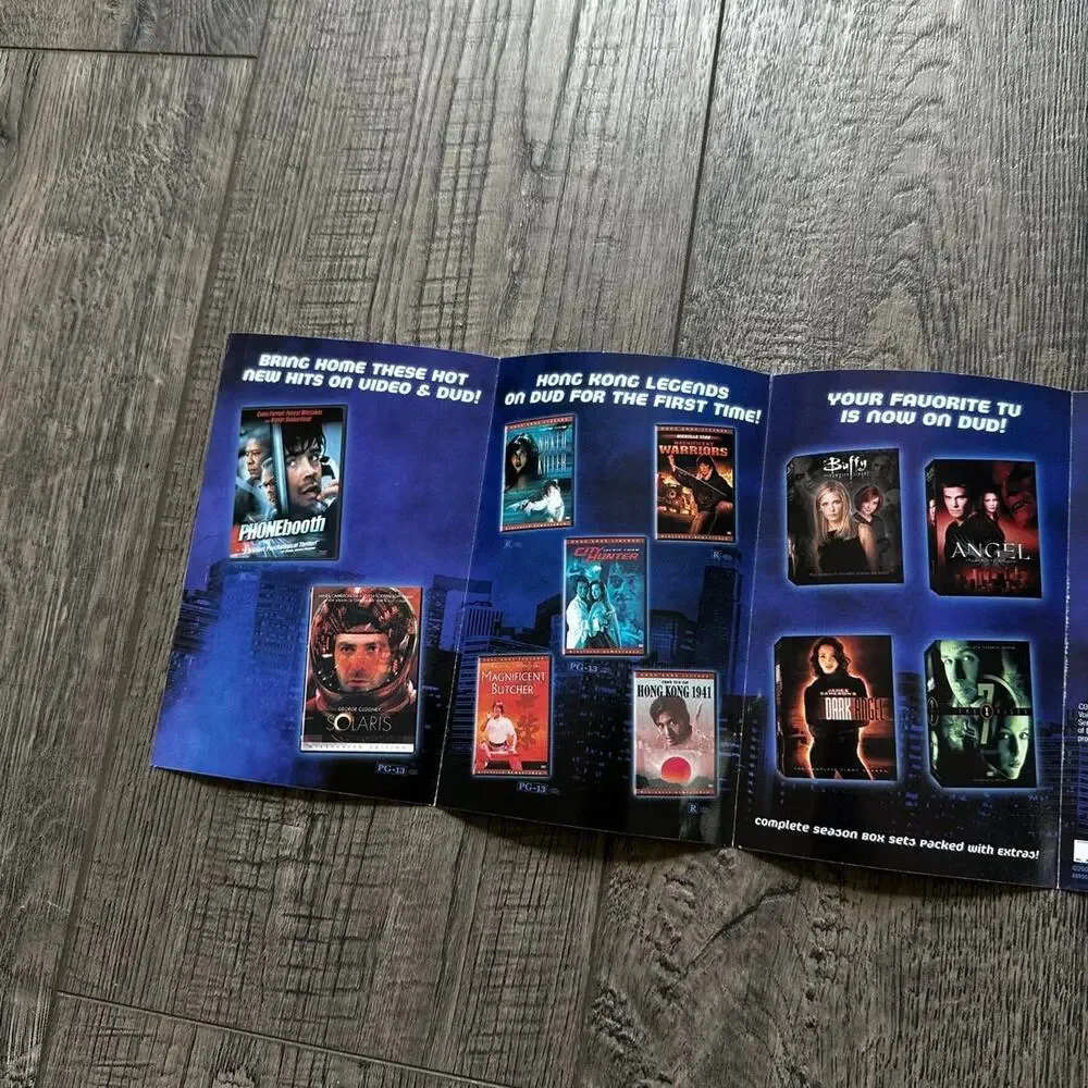 Vintage 2003 Marvel Daredevil Coupon Book Mini Movie Promo Collectible Poster